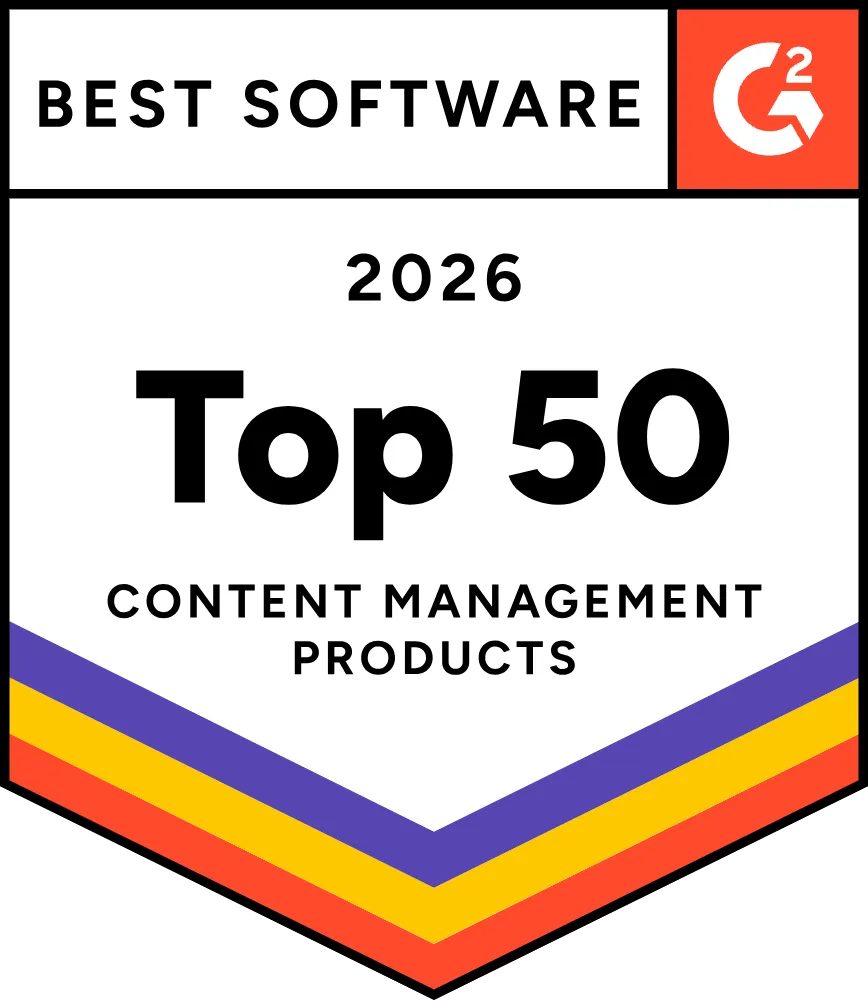 G2 2026 Top 50 Content Management Products