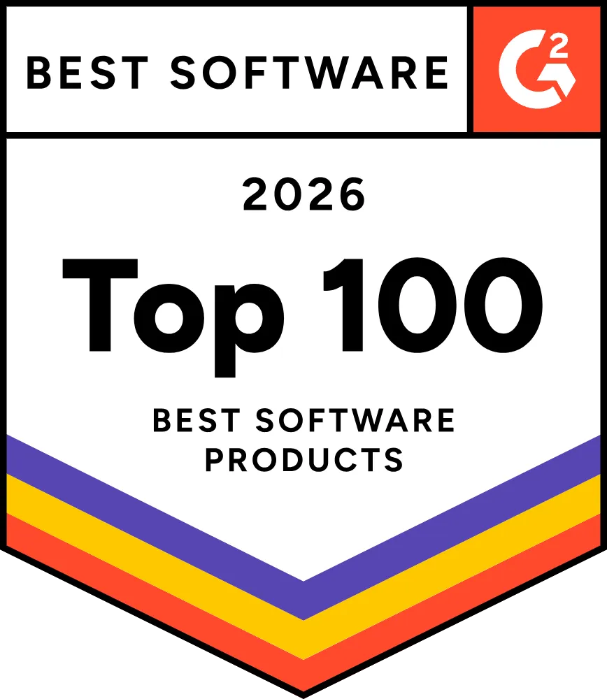 G2 2026 Top 100 Best Software Products